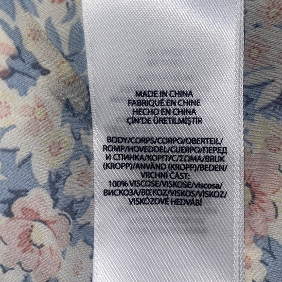 Polo Ralph Lauren  Bishop Sleeve Floral Print  Wrap Dress - Picture 5 of 11